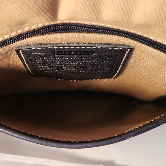 Coach Canvas Saddle Shoulder Bag - Picture 6 of 8